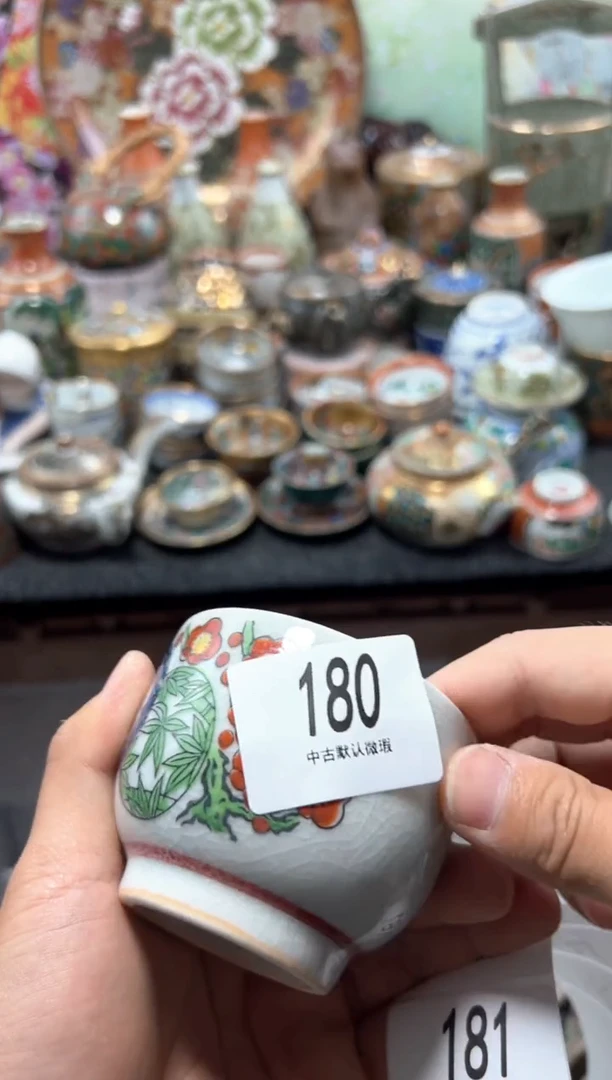 瓷片夏目海外回流瓷器中古品。