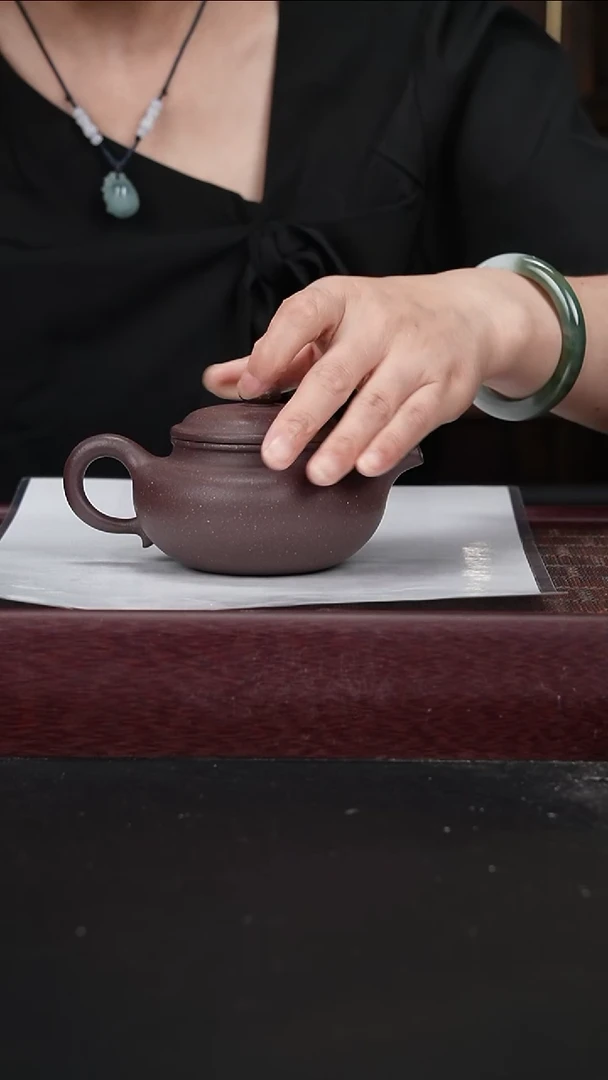 茶壶紫砂天青仿古200CC
