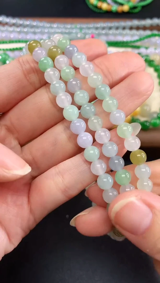 未镶嵌手串翡翠207|2800