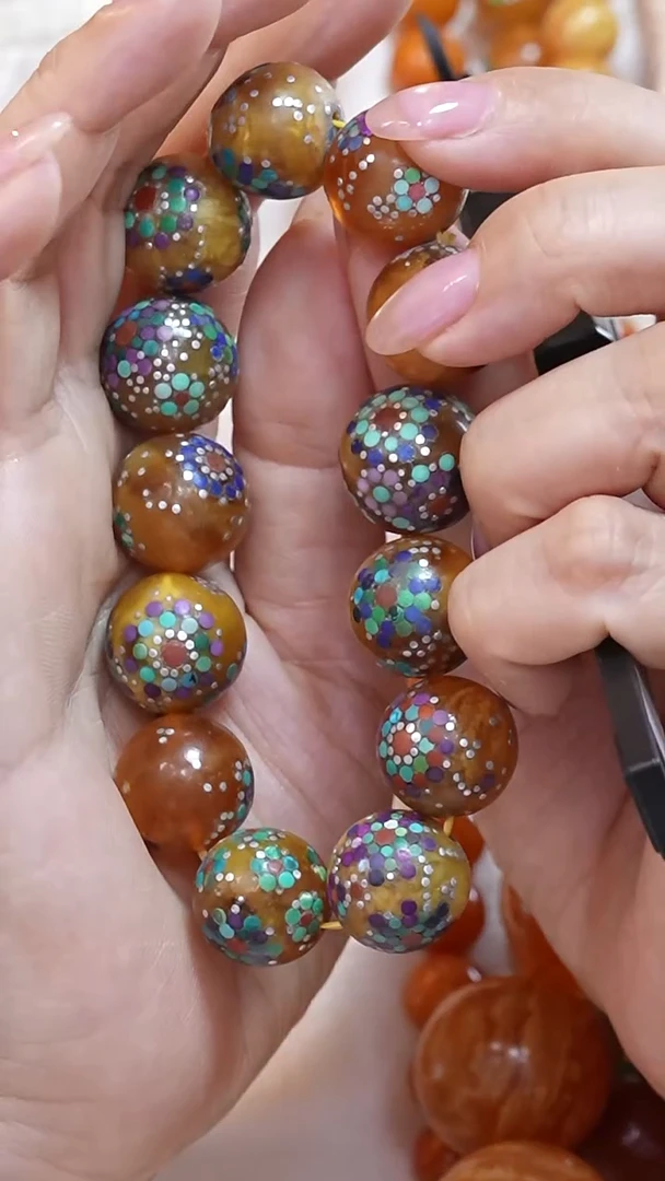 琥珀颈饰未镶嵌8368天然蜜蜡珠宝奇石云端妖孽全部保真