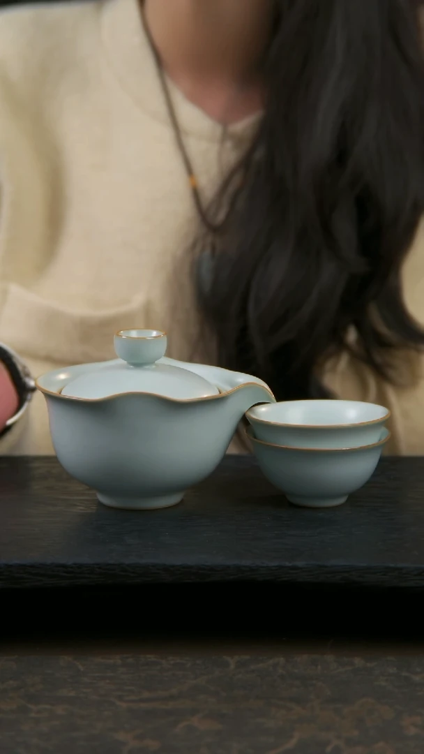 【闪购商品】杯逍遥望月（开片不开片可选，默认开片）