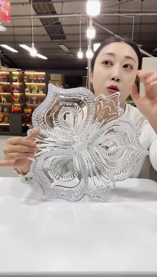 大号透明麦穗分格盘