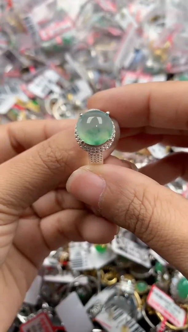 未镶嵌戒指翡翠10               5