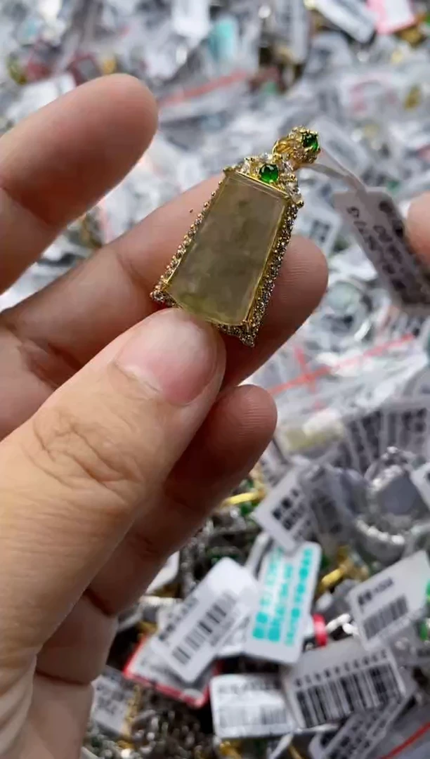 翡翠戒指银S925镶嵌1111111   8
