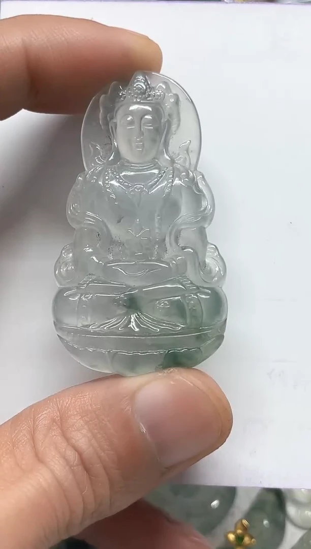 【闪购商品】翡翠颈饰未镶嵌天然缅甸A货翡翠吊坠