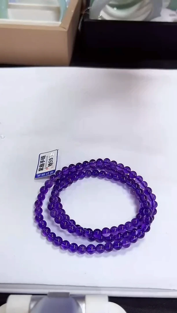 颈饰未镶嵌紫晶手链