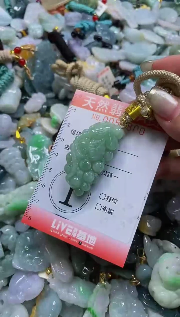 翡翠未镶嵌颈饰闪购0056800