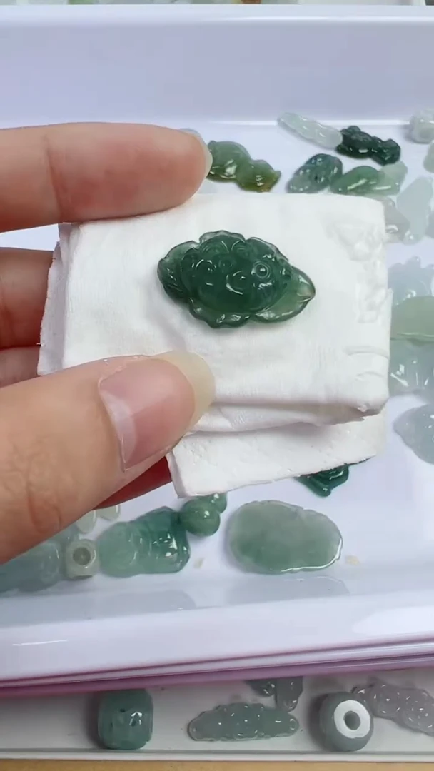 散珠翡翠120号链接，A货翡翠