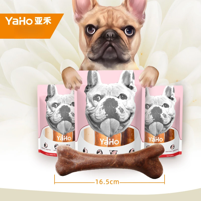 亚禾狗狗磨牙棒耐咬大号洁齿骨头补金毛拉布拉多中大型犬零食4根