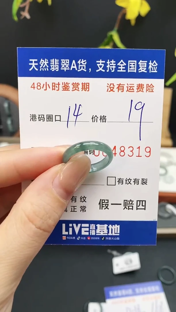 未镶嵌戒指翡翠8319
