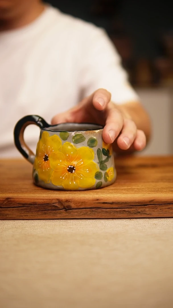 @@陶园瓷舍@@纯手工手绘@高温釉下彩