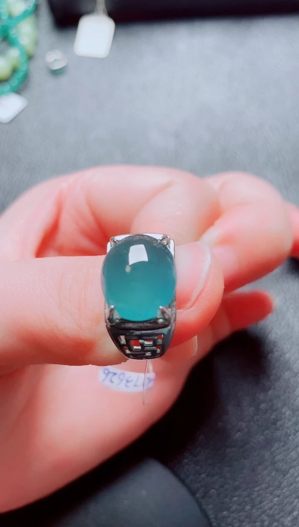 银S925镶嵌戒指翡翠1111