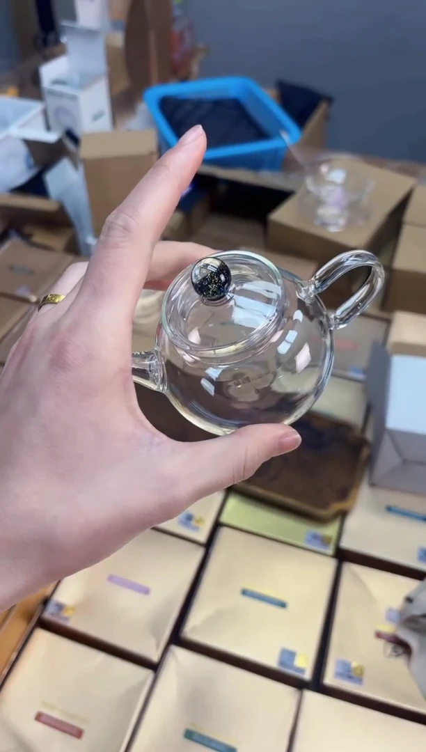 【闪购商品】孤品风谜金标花语灵珠壶