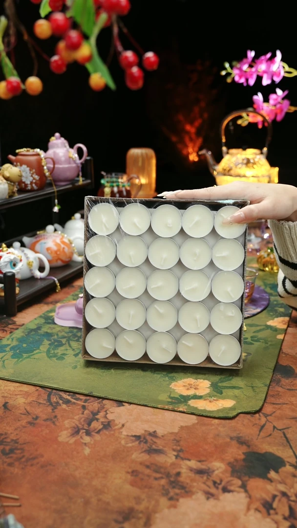 【闪购商品】植物蜡烛4小时100颗茶蜡