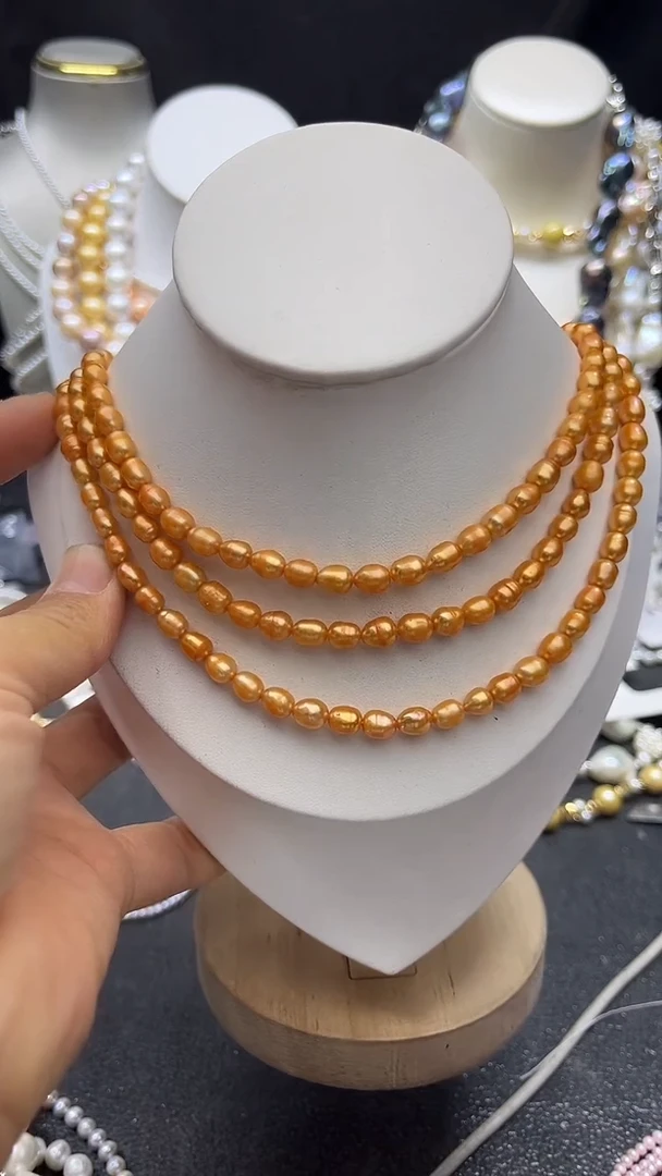 颈饰未镶嵌淡水珍珠多人