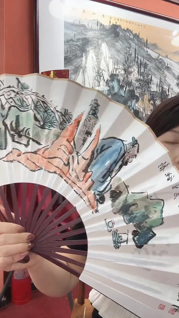 国画李联新/国画/扇面
