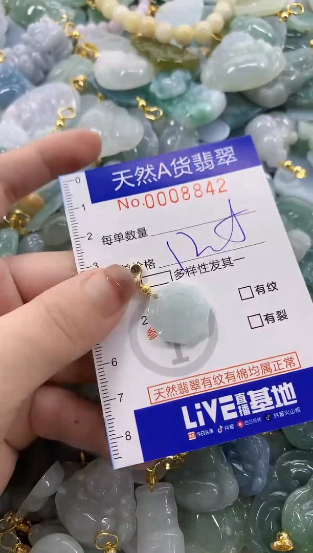 颈饰未镶嵌翡翠天然A货翡翠