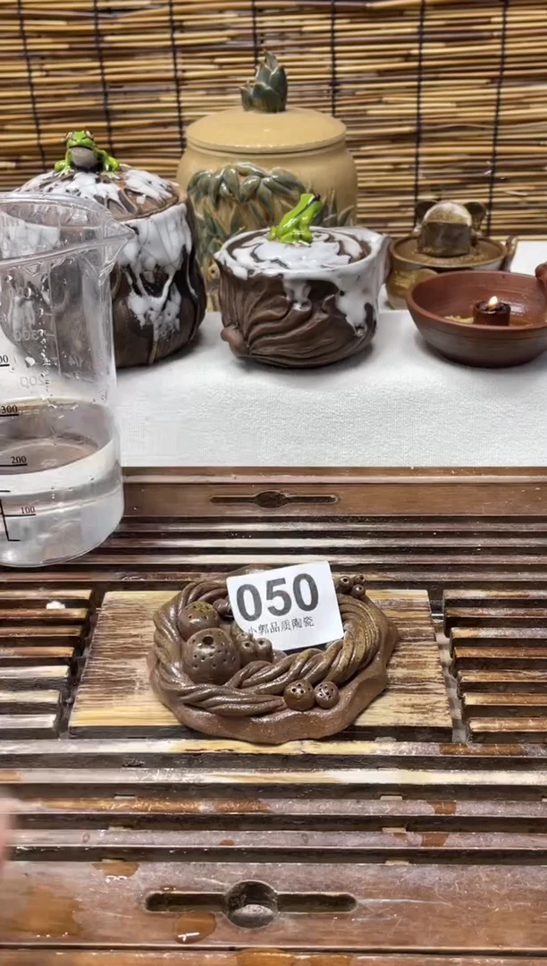 【闪购商品】杯050精美粗陶手工柴烧