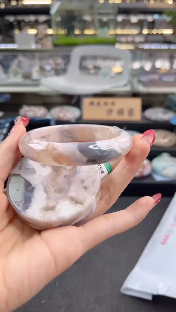 未镶嵌手镯石英质玉63圈口（赠品镯心）1142579