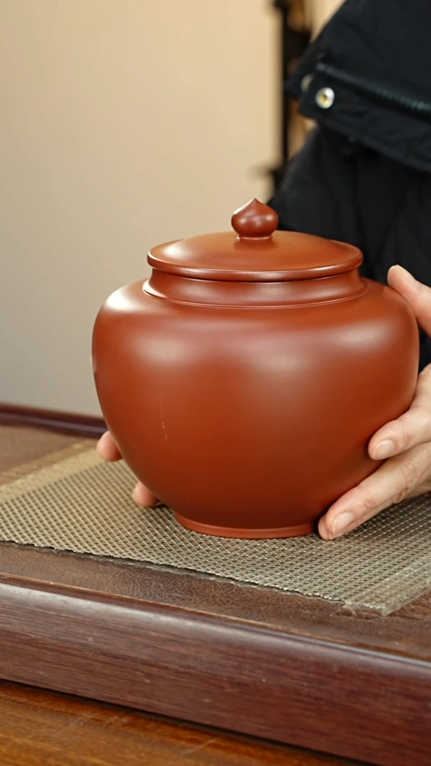 宜兴原矿紫砂茶叶罐