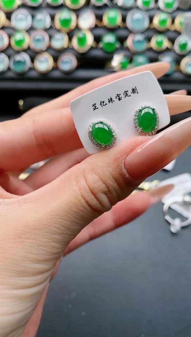 【闪购商品】翡翠戒指银S925镶嵌1111