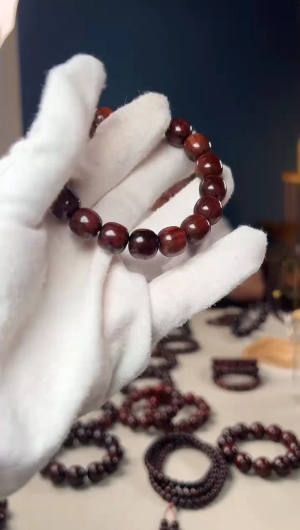 黄花梨/降香黄檀手串/手链1.2 海南黄花梨 无胶无蜡