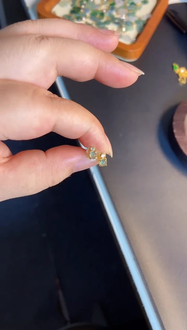 吊坠(不含链)银S925镶嵌翡翠1