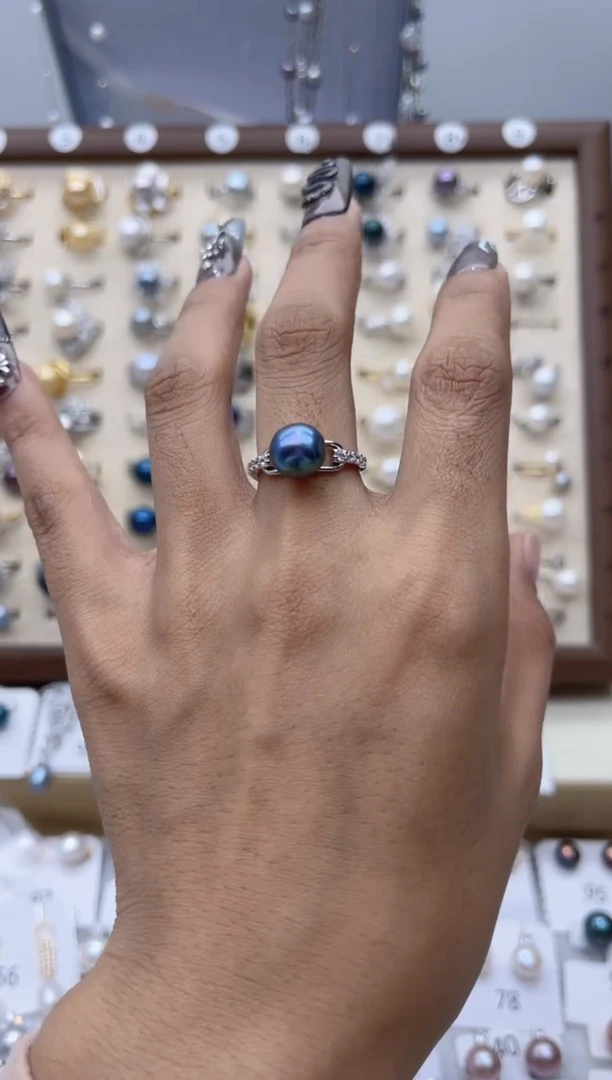 【闪购商品】淡水珍珠戒指合金89