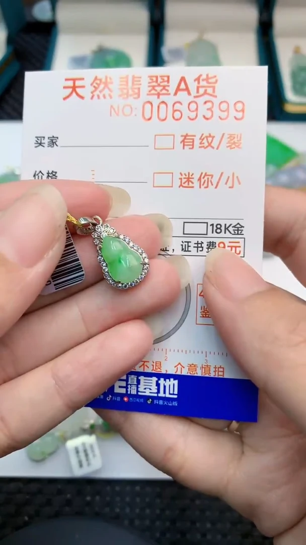 【闪购商品】翡翠颈饰银S925镶嵌            8