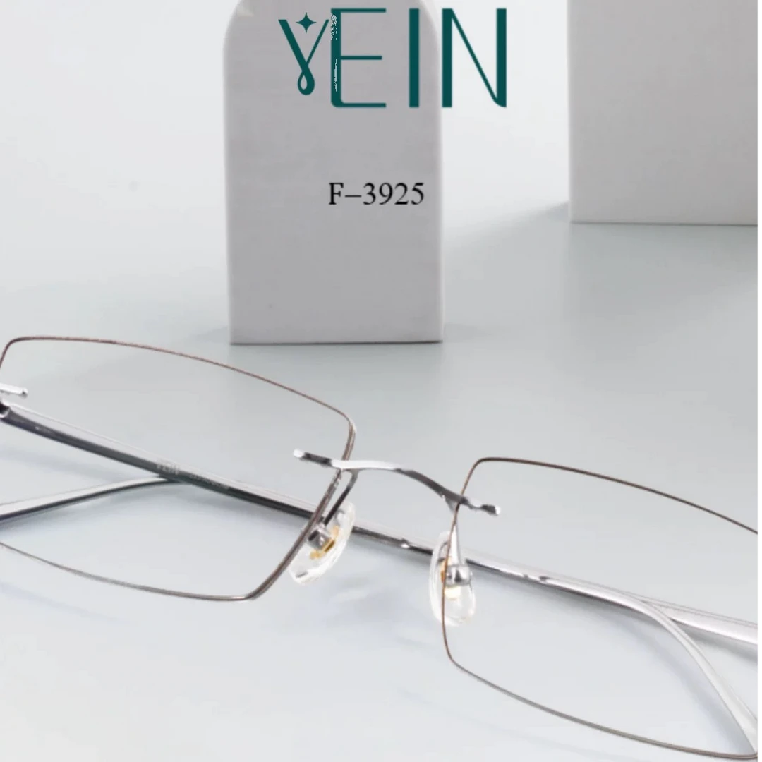 魅影凡客生活系列凌嵌勾勒超轻时尚无框眼镜F3925