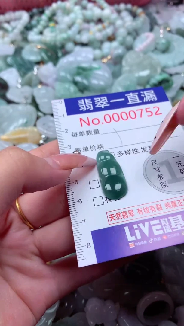 翡翠未镶嵌吊坠(不含链)752