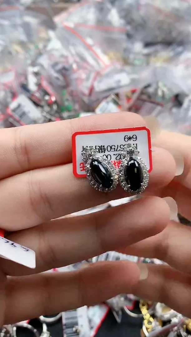银S925镶嵌戒指翡翠天然A货缅甸翡翠