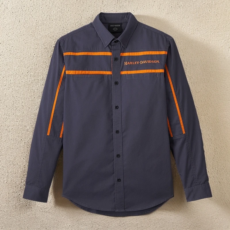 Harley Davidson/哈雷戴维森哈雷长袖衬衫T恤96564-24VM