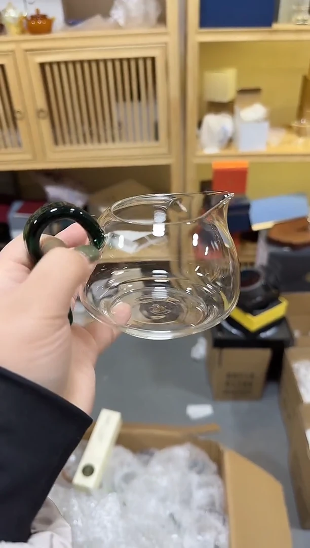 墨绿淡然公道杯