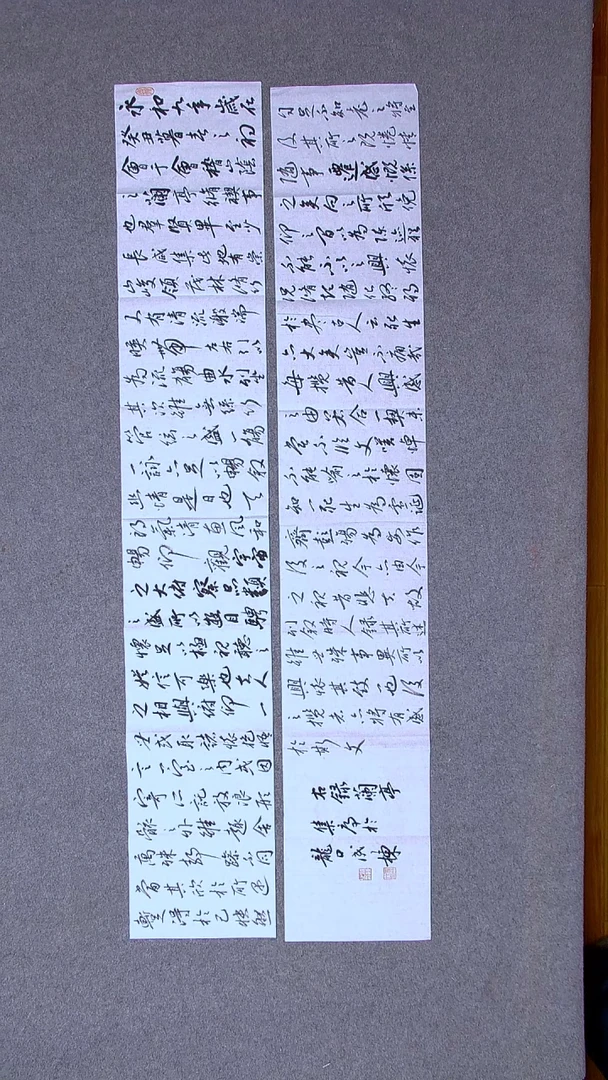 书法成栋    山东兰亭序（2）