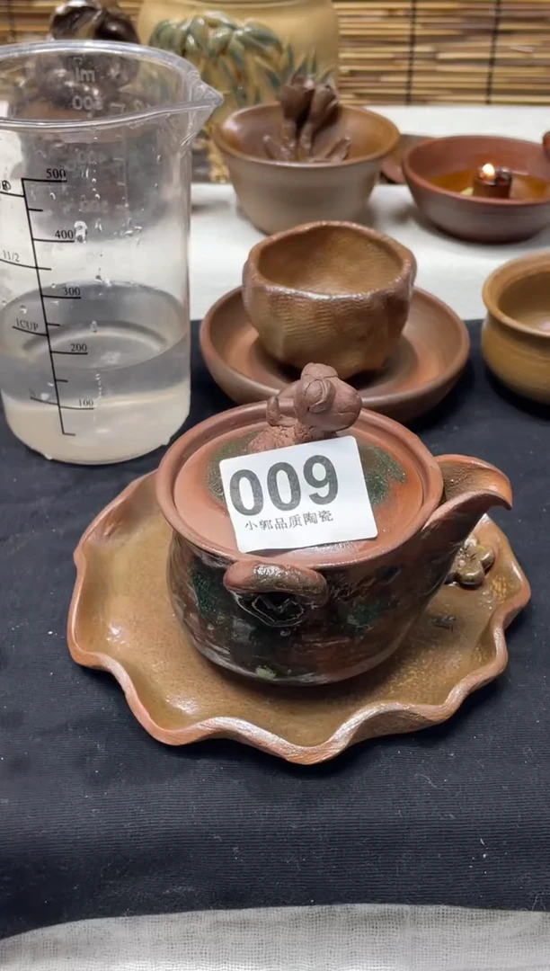 【闪购商品】杯009精美粗陶手工柴烧