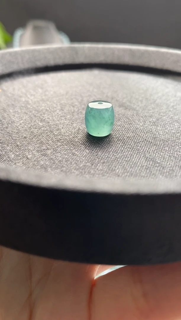 未镶嵌手链翡翠散珠卡9MM老型珠