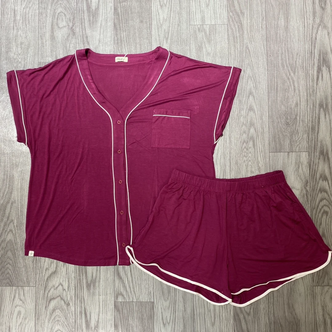 983居家家居服套装家居服夏季短袖薄款睡衣短裤时尚