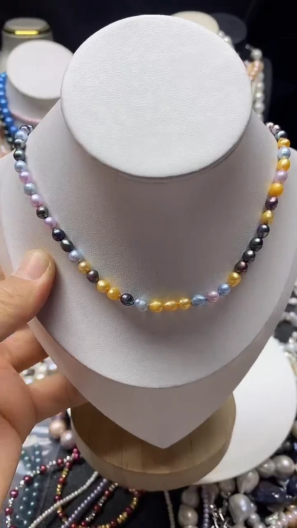 颈饰未镶嵌淡水珍珠多人