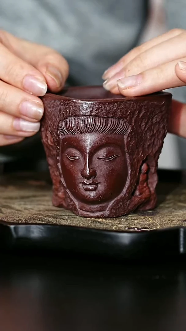 茶杯紫砂宜兴原矿紫砂