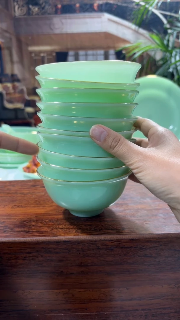 【闪购商品】...4.5英寸玉瓷碗10个口径11.5厘米