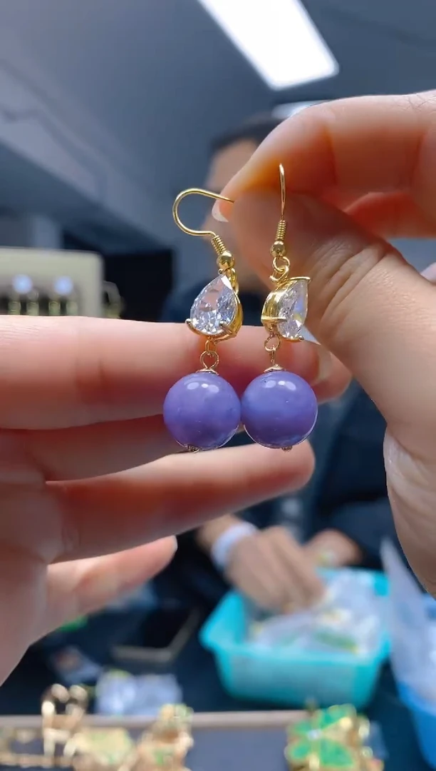 【闪购商品】玛瑙/玉髓耳饰合金0119玛瑙饰品