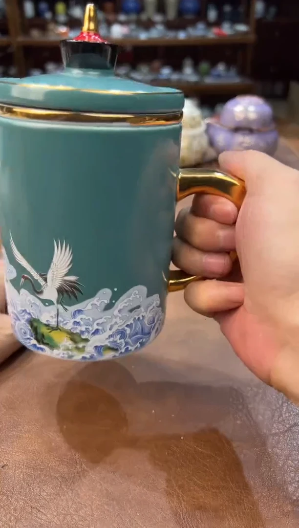 真的很便宜超好看会开片的旅行茶具