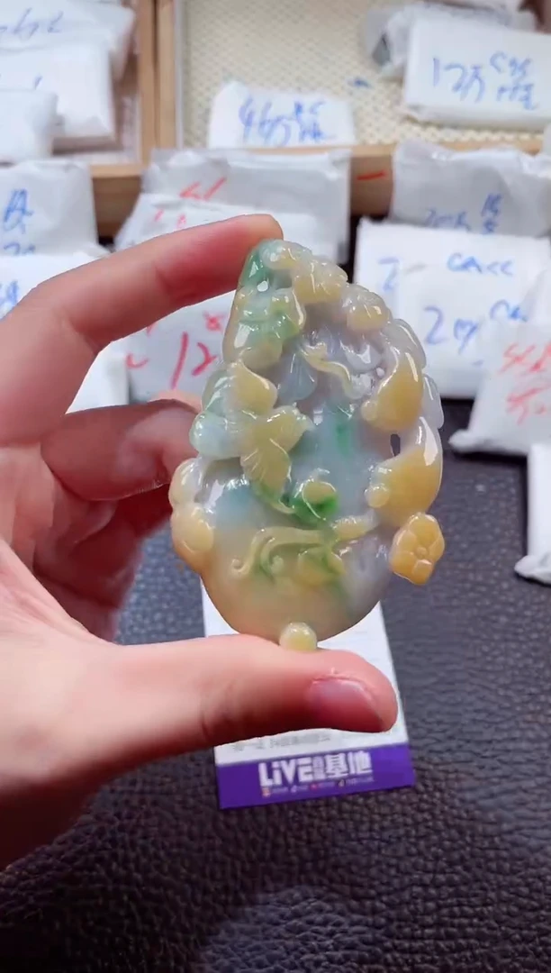 翡翠未镶嵌颈饰00005184