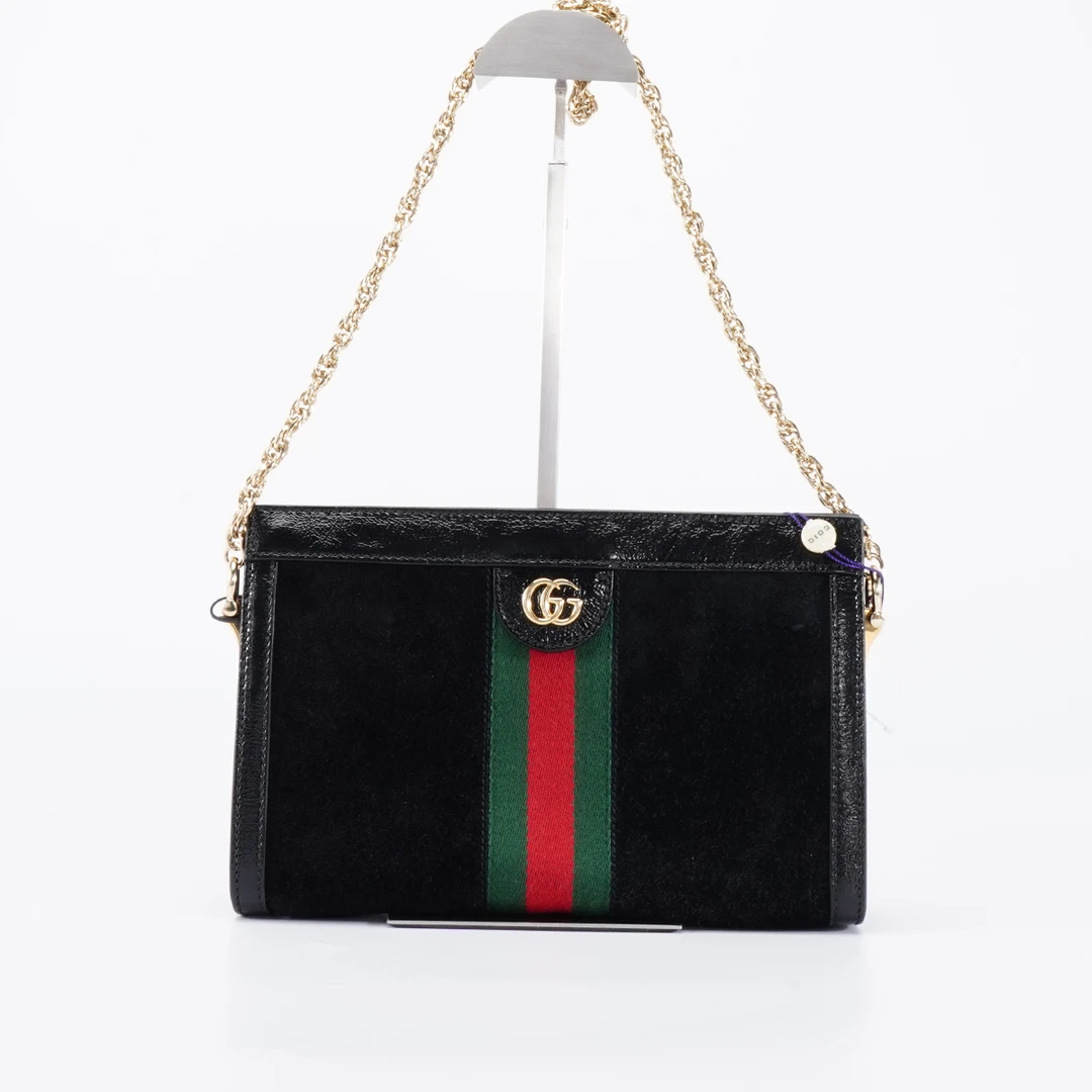 95新 GUCCI/古驰 【白菜】ophidia链条包小号/BG22015561