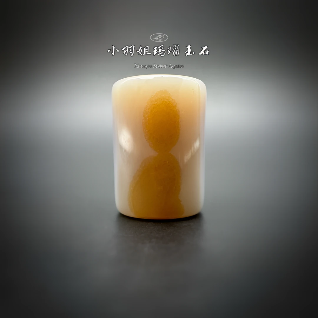 天然缠丝玛瑙剁珠 象形玛瑙桶珠 尺寸 27*19