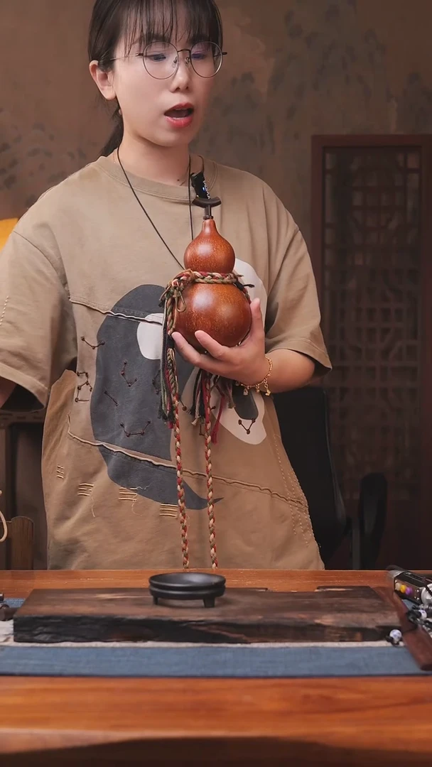 1712号精品大漆葫芦防腐防渗装水茶酒