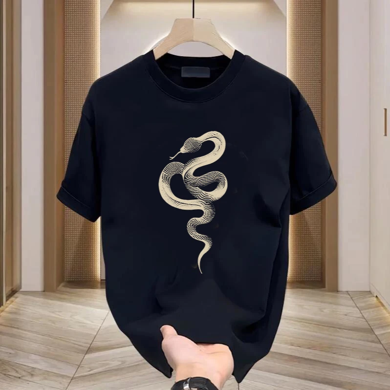 仓石一树美式本命年短袖t恤男士夏季新款潮牌百搭纯棉半袖上衣T恤