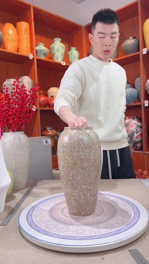 【闪购商品】瓶绿野仙踪大号 陶瓷花瓶 无花