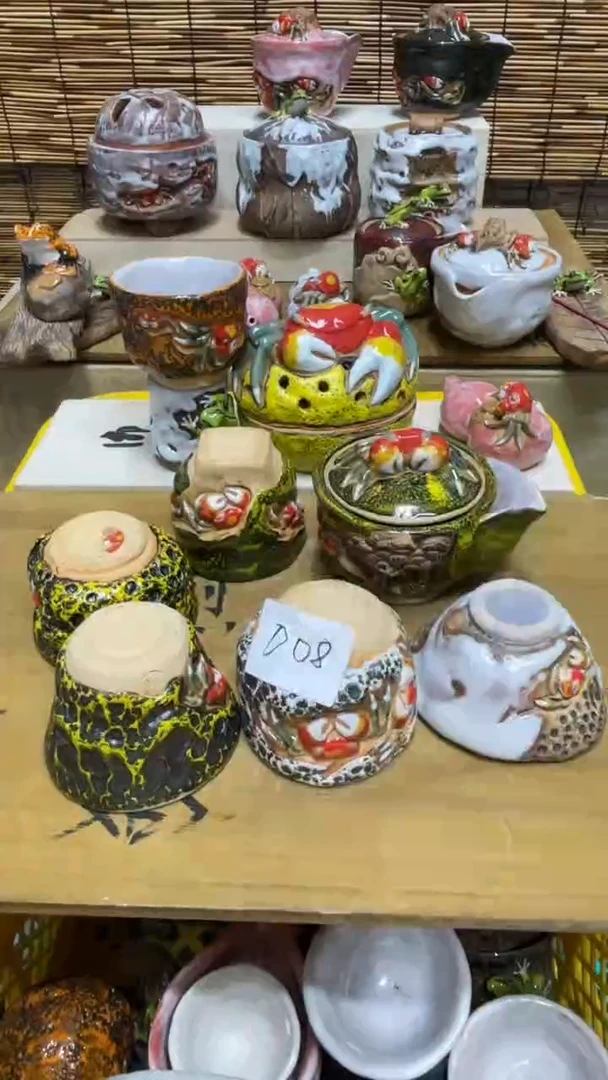 008精美粗陶手工柴烧